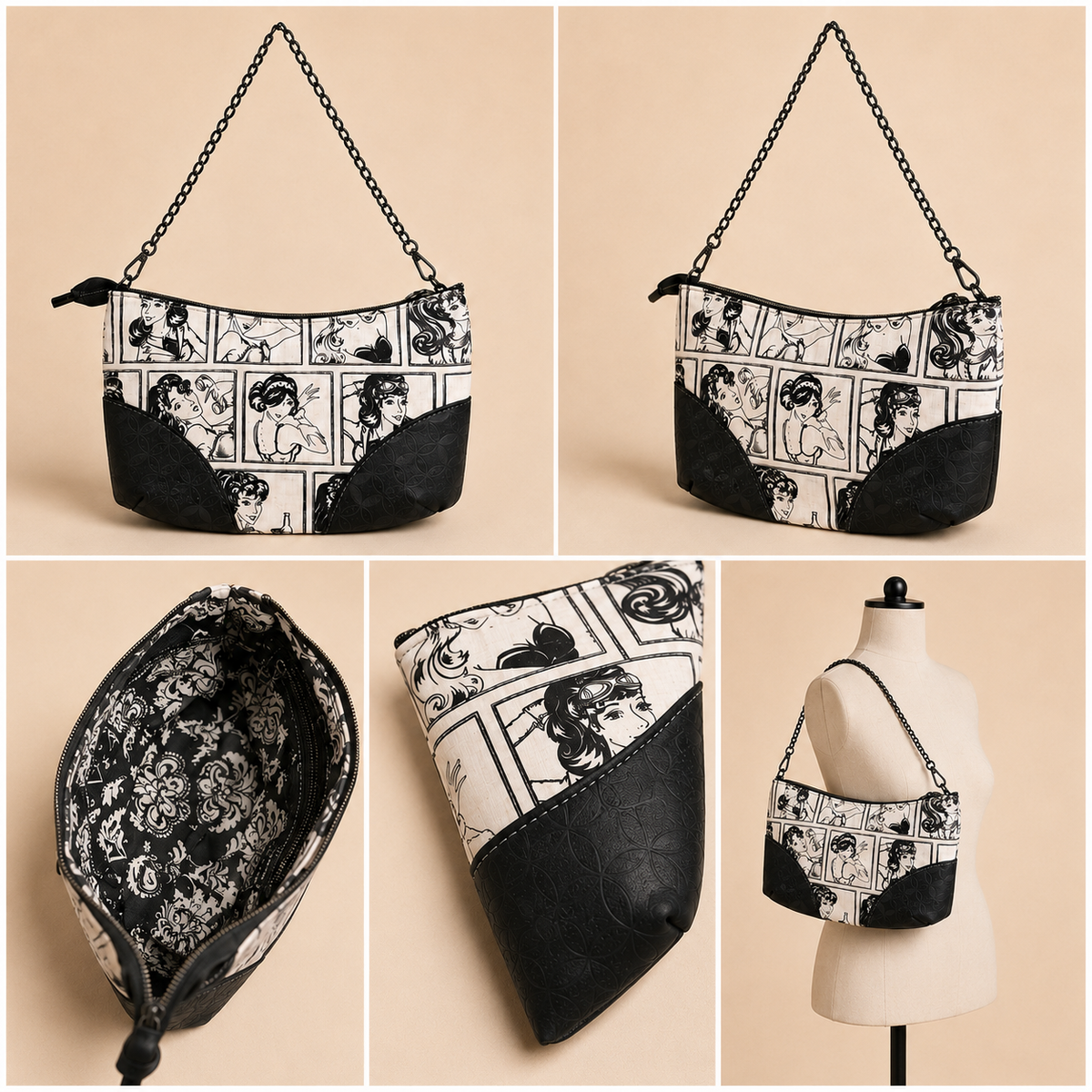 Comic Cork Crossbody