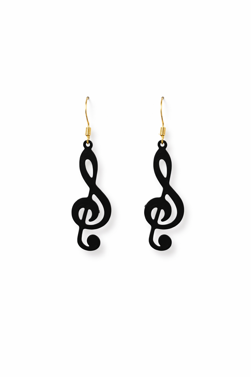 Crescendo Treble Clef Earrings
