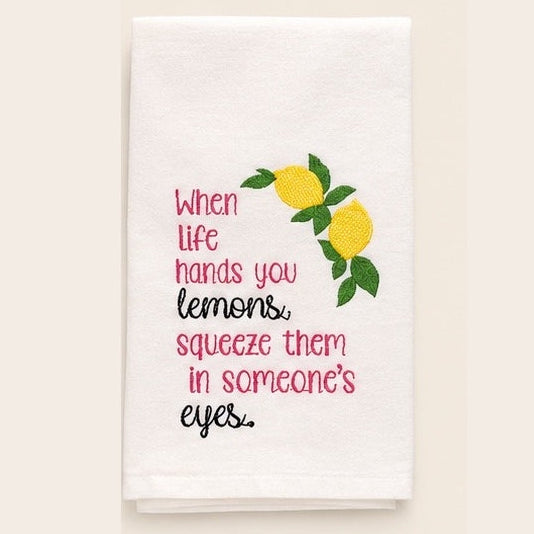 When Life Hands You Lemons Towel