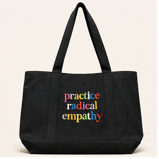 Black Radical Empathy Structured Tote