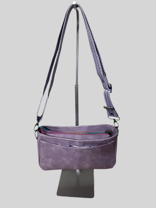 Lavender Aries Crossbody wth Slip Pocket
