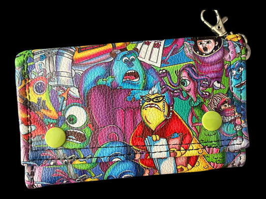 Monsters Zip Up Wallet