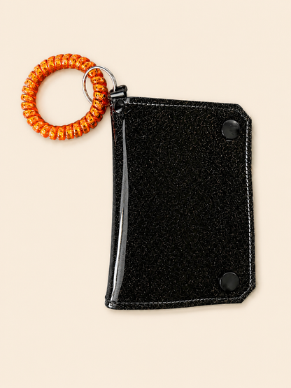 Midnight Spark Snap Wallet Keychain