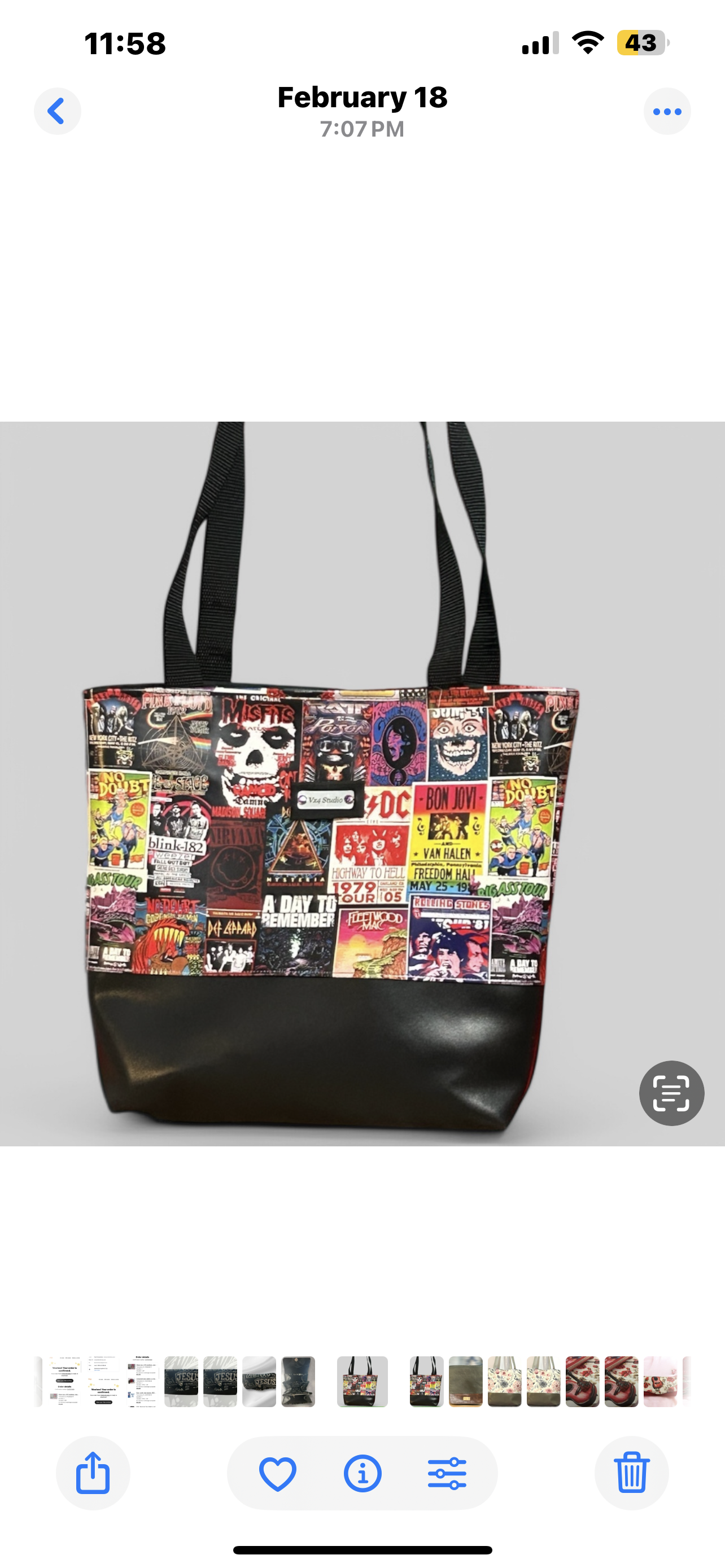 Rock Band Tote