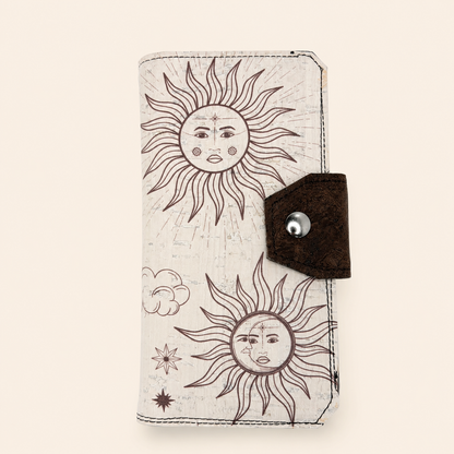 Celestial Cork Tall Wallet