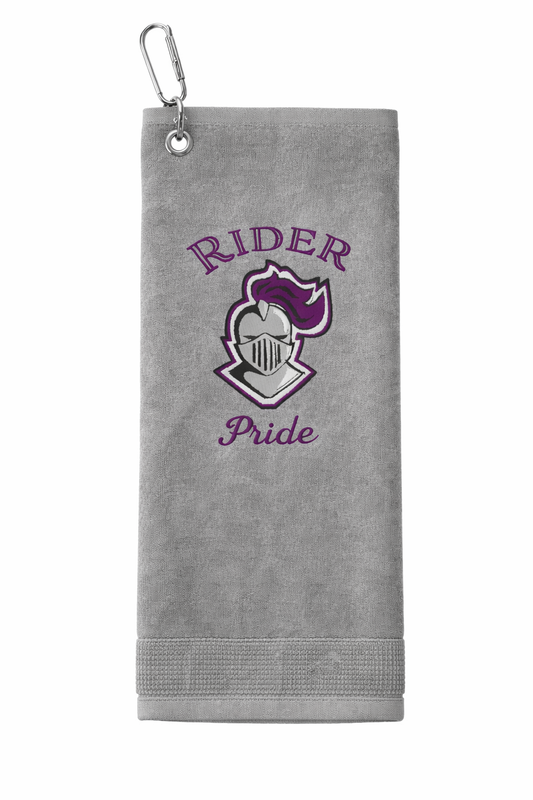 Purple Riders Golf Towel
