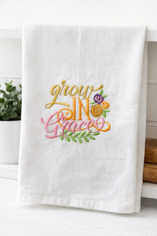 Grow in Grace towel