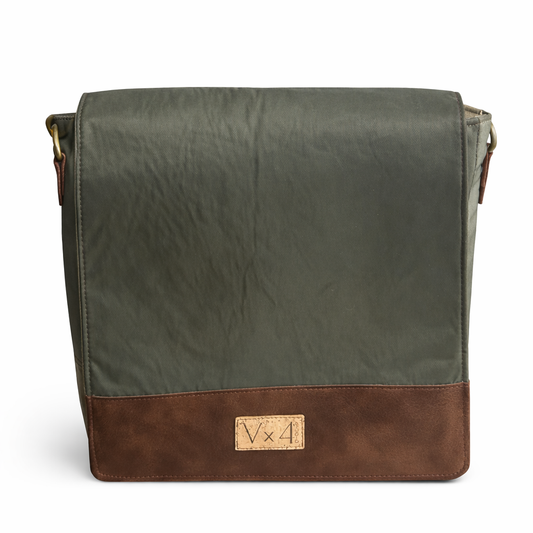 The Timeless Messenger Crossbody — Olive & Chestnut