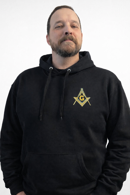 Masonic Embroidered Hoodie